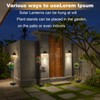 Kirschblüte 60" Solar-Powered Waterproof Outdoor Floor Lamp with Built-in Plant