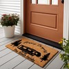 WoodByStu Happy Campers, Last Name, Closing Gift, Real Estate, Doormat,