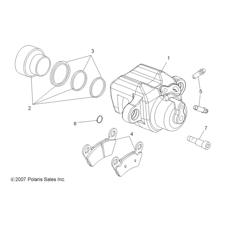 Polaris Snowmobile Bleeder Replacement Kit, Genuine OEM Part 2201428, Qty