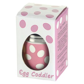 BIA International - Egg Coddler - Poached Egg Cup - The Ideal Egg Steamer - Coddled Egg Cup For Your Breakfast - Single - Pink