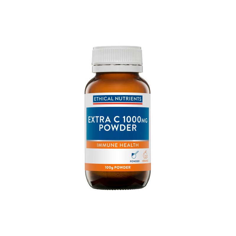 Ethical Nutrients Extra C 1000mg Powder Orange 100g