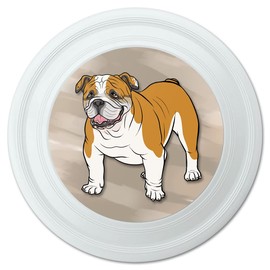 GRAPHICS & MORE English Bulldog Pet Dog Novelty 9" Flying Disc
