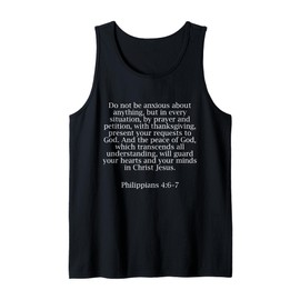 Philippians 4:6–7 Bible Verse Christian Tee Tank Top