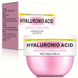 Grospe Hyaluronic Acid Moisturizer, Hyaluronic Acid Advanced Firming Face Cream, Skin Tightening Cream For Body - Day and Night Facial Skin and Body Care Anti-Aging Anti- Wrinkle Cream,3.38 Fl oz