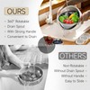 4-1 Colander with Bowl Set - Rotatable Colander Bowl with