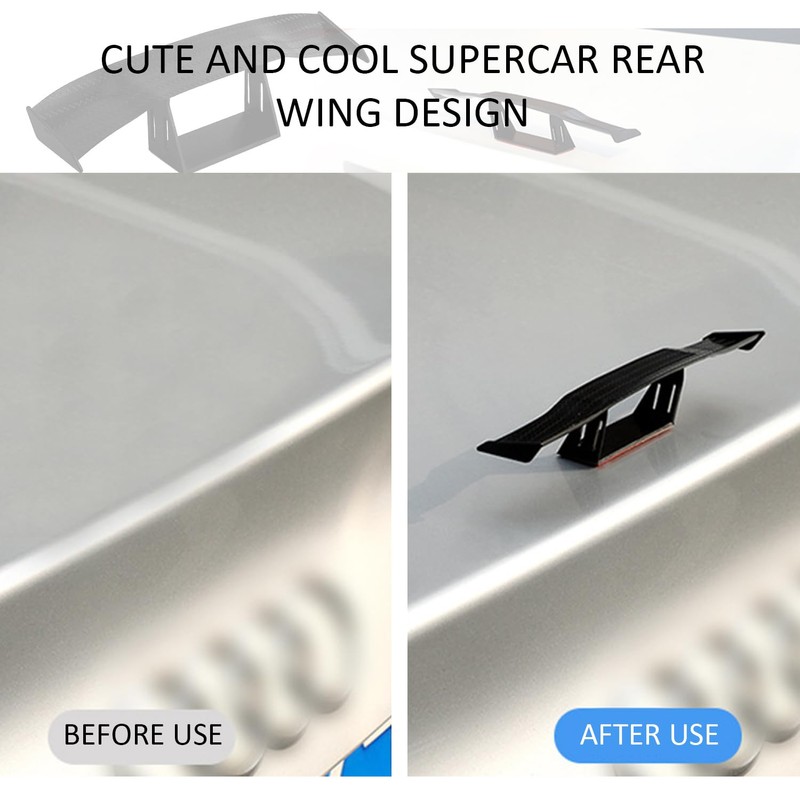 2 Pieces Car Rear Wing Mini Car Rear Wing Car