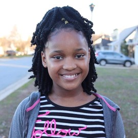 8 Packs Short Bob Spring Twist Crochet Hair for Kids 8 Inch Pretwisted Passion Twist Crochet Hair Braids for Black Women (8 Inch, 2#)