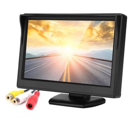 Car 5 Inch HD TFT LCD Car Rear View Camera Waterproof Support PAL/NTSC System for Car Rear View Camera