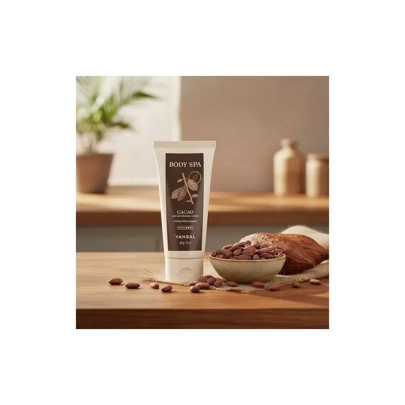 Crema Para Manos De Cacao Body Spa 50g Para Pieles