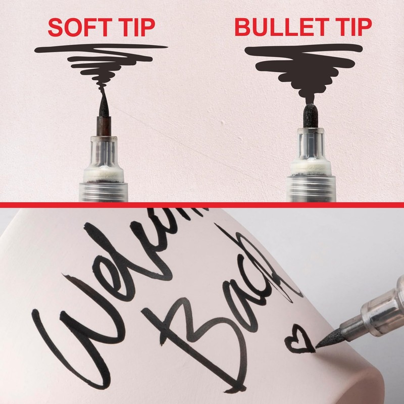 Pasler Underglaze pen, Underglaze Marker, Soft Tip Design Great for