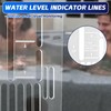 Bodoniy Spa Waterfall Grate, Clear Hot Tub Filter, 8.81"x7.83" Outdoor