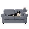 CHUN YI 5 Piece Loveseat Covers, Stretch Couch Covers for