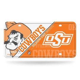 Rico Oklahoma State Cowboys Multi-Color Standard 12x6 Metal License Plate Auto Tag