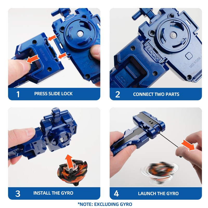 AIBREAY 2 Pack X String Launchers, Blade X Winder Launcher