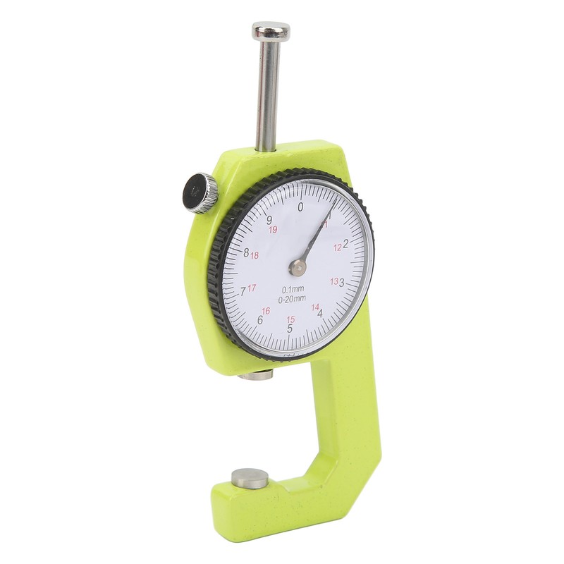 Thickness Gauge 0.1mm High Accuracy 0 to 20mm Range Round