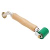 Double End Seam Roller High Temperature Resistant Silicone Wheel Brass