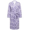 Women Jersey Knit Cotton Flower Housecoat Summer Robe Long Sleeve