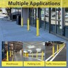 Nilight Safety Bollard, 36 inches Height Steel Bollard Post High