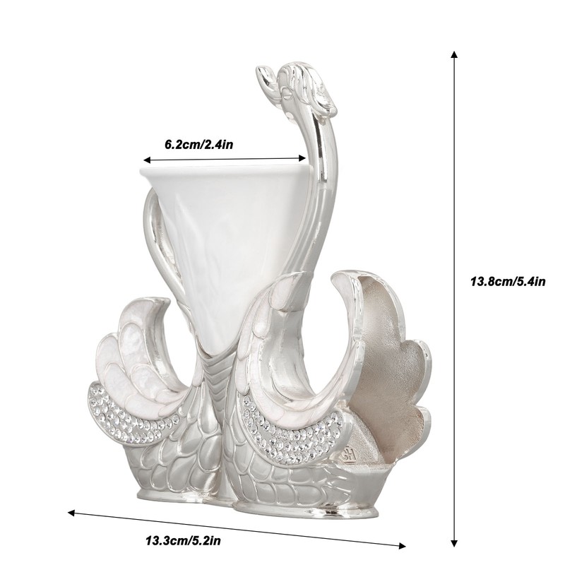 Swan Shape Dinnerware Set Light Luxury Exquisite Elegant Swan Shape