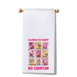 MYSOMY Mexican Conchas Pan Dulce Kitchen Towel Cafecito Con Pan Lover Gift Mexican Foodie Themed Towel (Conchas Towel3)