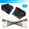 Coufce 2Pcs 5 Pin Car Window Switch, 12V 20A Double