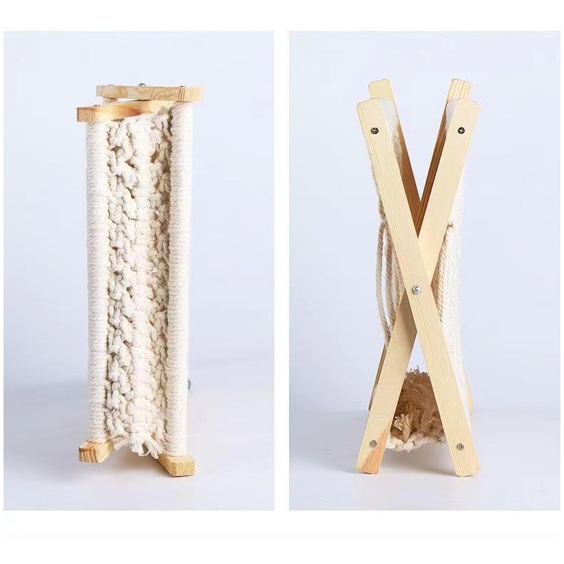 LIKEUDO Nordic Wind Cotton Rope Woven Magazine Rack - Boho