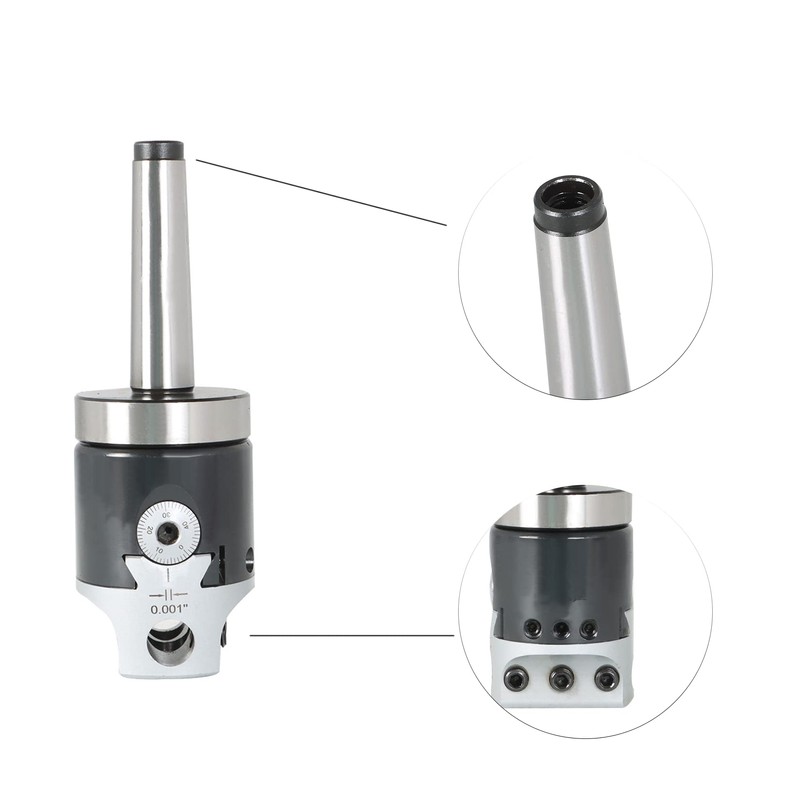 9Pcs Boring Head 2 Inch Carbide Boring Bar Set Milling