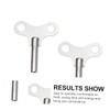 Gadpiparty 2 Pcs Steel Clock Winding Keys Professional Clock Tools