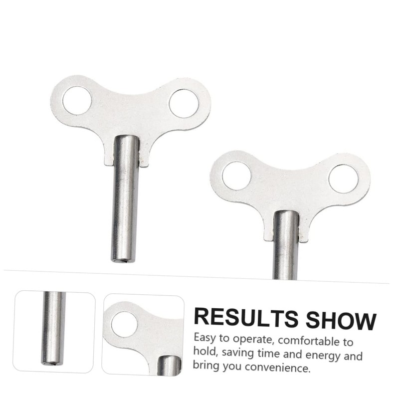 Gadpiparty 2 Pcs Steel Clock Winding Keys Professional Clock Tools