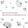rhinocats 60 pcs Small Magnets, Round Mini Magnet Multi-Use for