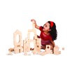 Edushape Edu Blocks – Ed 716071 Faux Wood 80pcs Building