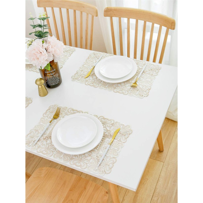 18 x 12 inch Table Mats Washable Table placemats Set