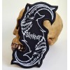 Handmade Slipknot goat patch, Slipknot heavy metal logo patch, iron/sew
