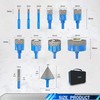 Diamond Tile Hole Saw Kit - ZNXIMER Porcelain Tile Drill