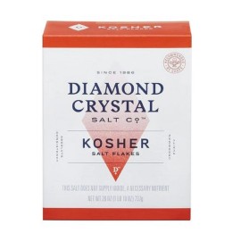 Diamond Crystal Kosher Salt Flakes - Full Flavor, No Additives and Less Sodium -