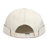 Malaxlx 2 Pcs Mens Beige Brimless Docker Cap Skull Cap