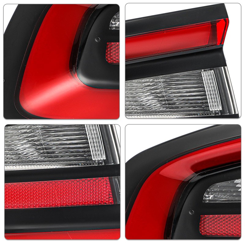 SOCKIR Outer LED Tail Lights Assembly Compatible with 2015-2023 Dodge