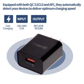 Charger Charging Cable Charging Cable 6.6FT Compatible with for Arlo Pro/Pro2, Arlo Q,Arlo GO Indoor Camera, Wyze Cam Pan v3 v2,Netvue,Blink,Cloud,Yi Home Camera,Oculus go,Kasa Cam Replacement Adapter