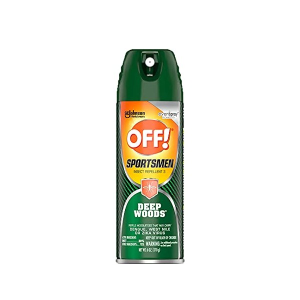 Off! Deep Woods Sportsman Insect Repellent, 6 OZ (3 Pack)
