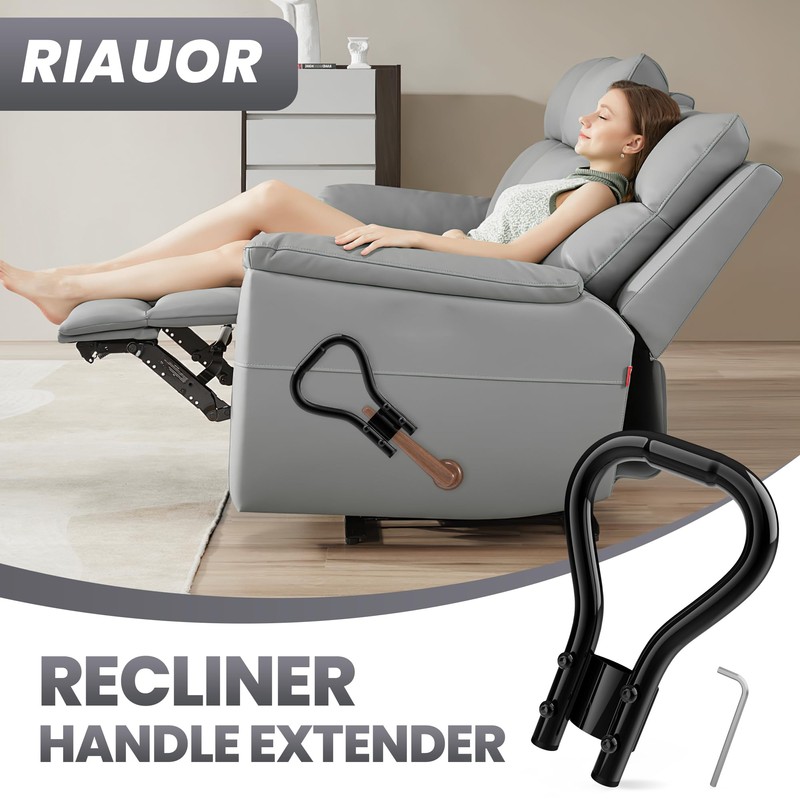 RIAUOR Recliner Handle Extender, Lazy Boy Recliner Lever Extender Handle,