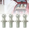 4Pcs 10mm Ball Studs 5/16‑18 Thread High Hardness Rugged Stable