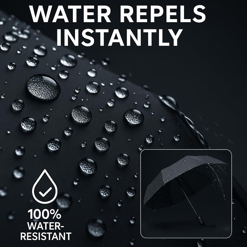Mr. Pen- Windproof Travel Umbrella, Compact, Water Resistant, Light weight,