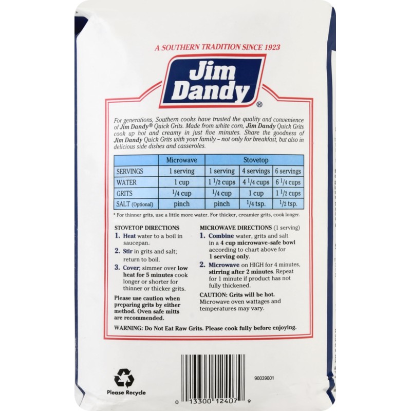 Hometown Foods Jim Dandy Quick Grits, 5 lb