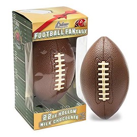 Palmer Giant Football Chocolate, Hollow MIlk Chocolate Flavored Candy, Perfect for Fantasy Football Fans and Sports Fanatics, Making Candy Fun Since 1948 (22oz)
