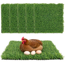 Shoyisenka 6 Pcs Chicken Nesting Pads, 12"x12" Washable & Reusable Nesting Box Pads for Chicken Coop Bedding, Laying Eggs, Chicken Supplies & Coop Accessories