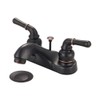 ACCENT COLLECTION - Two Handle Bathroom Faucet - Morroccan Bronze
