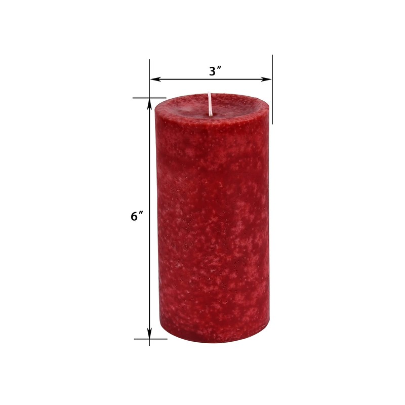 3 x 6 Inch SLD Apple Crisp Scented Pillar Candle