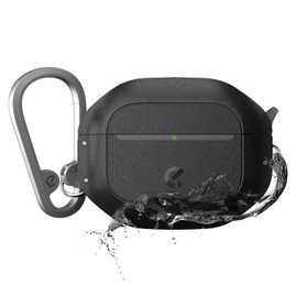 Keybudz Airpods 4 Element Waterproof Case, AirPods 4th Generation, IP68 Waterproof, US Military MIL Standard, Shock Resistant, Double Layer Structure, Lid Lock Design, Earphones Shedding Prevention,