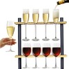 ikare Champagne Wall,Champagne Wall Holder for Party 50, 4 Tiers
