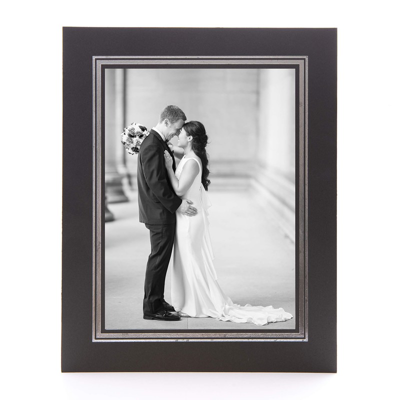 Kenro Black Cardboard Strut Mount Photo Frame 6x4 Inch 10x15cm